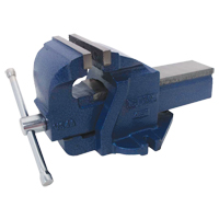 &eacute;tau d'&eacute;tabli en fonte ductile pour m&eacute;canicien, Largeur des m&acirc;choires 4-1/2", Profondeur de la gorge 2-3/5" Trail Hammer and Bolt