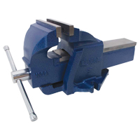 &eacute;tau d'&eacute;tabli en fonte ductile pour m&eacute;canicien, Largeur des m&acirc;choires 5", Profondeur de la gorge 3-3/10" Trail Hammer and Bolt