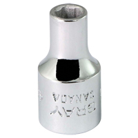 Socket, 4.5 mm, 1/4" Drive, 6 Points Trail Hammer and Bolt