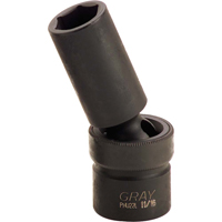 Douille &agrave; joint universel, Chocs, 3/8", Prise 1/2", 6 pans Trail Hammer and Bolt