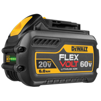 Bloc-piles FlexVolt, Lithium-ion, 60 V, 6 A Trail Hammer and Bolt