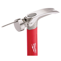 Smooth Face Hammer, 19 oz., Fibreglass Handle, 15-1/4" L Trail Hammer and Bolt