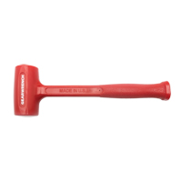 Urethane Dead Blow Hammer, 45 oz., Textured Grip, 12" L Trail Hammer and Bolt