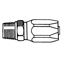 Fittings - Reusable Hose Fittings, 1/2" Dia., Brass Trail Hammer and Bolt