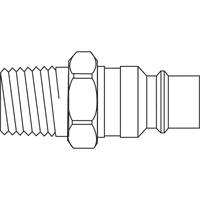 Ultraflo Interchange Plugs, 1/4" Trail Hammer and Bolt