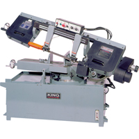 Metal Cutting Swivel Band Saws, Horizontal, Round 9" and  9" x 18" Rectangular Cutting Capacity Trail Hammer and Bolt