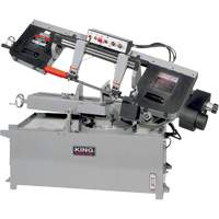Metal Cutting Swivel Bandsaw, Horizontal, 9" x 18" Rectangular Cutting Capacity Trail Hammer and Bolt