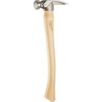 Smooth Face Framing Hammer, 19 oz., Wood Handle, 16" L Trail Hammer and Bolt
