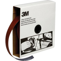Rouleau de toile abrasive utilitaire, Oxyde d'aluminium, 1-1/2" la x 150' lo, Grain P400 Trail Hammer and Bolt