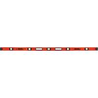 Heavy Duty Level, I-Beam, 72" L, Aluminum, 5, Non-Magnetic Trail Hammer and Bolt