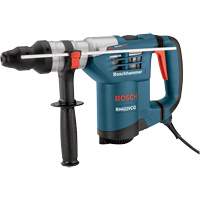 SDS-Plus&reg; Rotary Hammer with Quick-Change Chuck System, 1-1/8" - 3-1/8", 8.5 A, 0-3600 BPM, 0-760 RPM, 3.1 ft.-lbs. Trail Hammer and Bolt