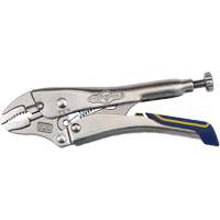 Fast Release Locking Pliers with Wire Cutter, 5" Length, Curved Jaw Trail Hammer and Bolt