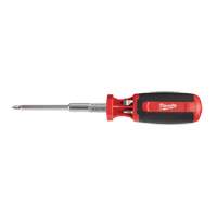 9-in-1 Square Drive Multi-Bit Driver, 9" L, Cushion Grip Handle Trail Hammer and Bolt