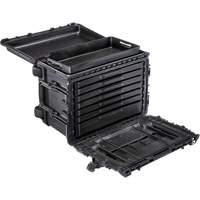 Armoire &agrave; outils mobile Gen 2, 24" la, 6 tiroirs, Noir Trail Hammer and Bolt