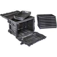 Armoire &agrave; outils mobile Gen 2, 24" la, 6 tiroirs, Noir Trail Hammer and Bolt