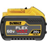 FlexVolt&reg; Max Battery, Lithium-Ion, 20 V/60 V, 12 Ah Trail Hammer and Bolt