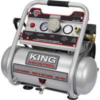 Oil-Free Air Compressor, Electric, 2 Gal. (2.4 US Gal), 125 PSI, 120/1 V Trail Hammer and Bolt