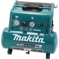 Quiet Series Air Compressor, Electric, 3 Gal (3.6 US Gal), 135 PSI, 120/1 V Trail Hammer and Bolt