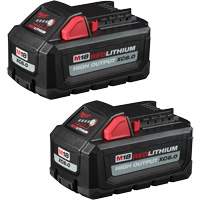 Redlithium High Output XC6.0 Battery Packs, Lithium-Ion, 18 V, 6 Ah Trail Hammer and Bolt