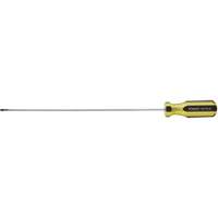 100 PLUS&reg; Extra-Light Cabinet Tip Screwdriver, 1/8" Tip, Round, 6-5/8" L, Plastic Handle Trail Hammer and Bolt