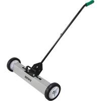 Magnetic Push Sweeper, 24" W Trail Hammer and Bolt