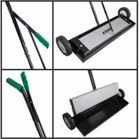 Magnetic Push Sweeper, 24" W Trail Hammer and Bolt