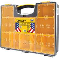 Deep Professional Organizer, 17-1/2" W x 4-1/2" D x 14" H, Black/Yellow Trail Hammer and Bolt