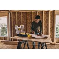 Deep Professional Organizer, 17-1/2" W x 4-1/2" D x 14" H, Black/Yellow Trail Hammer and Bolt