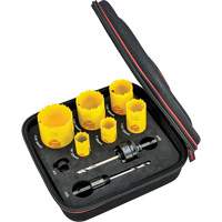 Ensemble de scies-cloche &agrave; coupe profonde, 9 morcea Trail Hammer and Bolt