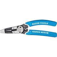 Klein-Kurve&reg; Heavy-Duty Wire Stripper, Cutter & Crimper Multi-Tool, 8-1/4" L, 8 - 20 AWG Trail Hammer and Bolt
