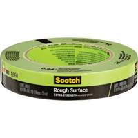 Scotch&reg; Rough Surface Painter's Tape 2060, 24 mm (1") x 55 m (180'), Green Trail Hammer and Bolt