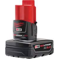 M12 Redlithium XC6.0 Battery, Lithium-Ion, 12 V, 6 Ah Trail Hammer and Bolt