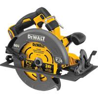 FlexVolt&reg; Max Brushless Circular Saw with Electric Brake (Tool Only), 7-1/4", 60 V Trail Hammer and Bolt