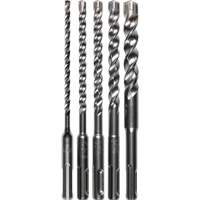 Jeu de m&egrave;ches &agrave; trois tranchants SDS-Plus, 5 morceaux, Carbure Trail Hammer and Bolt