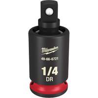 Shockwave Impact Duty Drive Universal Joint, Impact, 1/4" Drive, 1/4" Socket Trail Hammer and Bolt