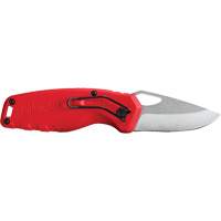 Compact Folding Knife, 2-1/2" Blade, Stainless Steel Blade, Metal Handle Trail Hammer and Bolt