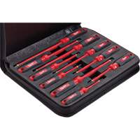 Insulated Screwdriver Set with EVA Foam Case, 10 Pcs. Trail Hammer and Bolt