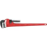 Pipe Wrench, 5" Jaw Capacity, 36" Long, Powder Coated Finish, Ergonomic Handle Trail Hammer and Bolt