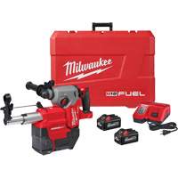 M18 Fuel SDS Plus Rotary Hammer Dust Extractor Kit, 18 V, 1", 2 ft-lbs., 1330 RPM Trail Hammer and Bolt