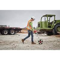 Digital Measuring Wheel, 12"/30 cm, 10000' Range Trail Hammer and Bolt