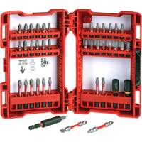 Jeu de 40 embouts de visseuse &agrave; percussion Shockwave Impact-Duty Trail Hammer and Bolt