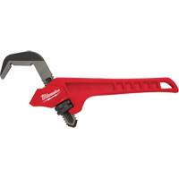 Cl&eacute; &agrave; tuyau hexagonale coud&eacute;e en acier, Cap des m&acirc;choires 2-5/8", Longueur 10-1/2", Fini Rev&ecirc;tement en poudre, Prise Ergonomique Trail Hammer and Bolt