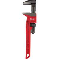 Cl&eacute; &agrave; tuyau &agrave; m&acirc;choires lisses, Cap des m&acirc;choires 2-5/8", Longueur 12", Fini Rev&ecirc;tement en poudre, Prise Ergonomique Trail Hammer and Bolt