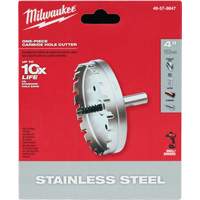 Scies-cloches au carbure monobloc, 4", Profondeur de la coupe de 3/16" Trail Hammer and Bolt