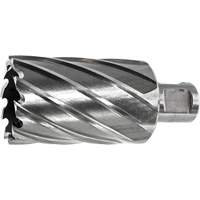 DRILLCO Annular Cutter, 7/16" Diameter, High Speed Steel, 1" Depth of Cut, 3/4" Shank Trail Hammer and Bolt