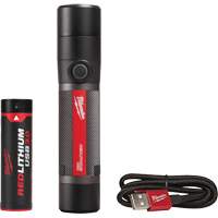 USB Compatible Compact Flashlight, LED, 800 Lumens, Rechargeable Batteries Trail Hammer and Bolt