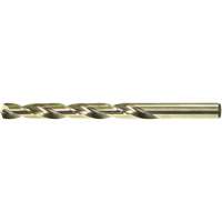 DRILLCO Jobber Drill Bit, Cobalt, #1, 3-7/8" L, 2-5/8" Flute, 135° Point Angle Trail Hammer and Bolt