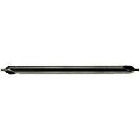 DRILLCO Combined Centre Drill & Countersink, #4, 1/8" Small Diameter, 5/16" Large Diameter, High Speed Steel Trail Hammer and Bolt