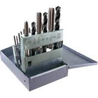 Jeu de tarauds & forets DRILLCO, 18 morcea Trail Hammer and Bolt