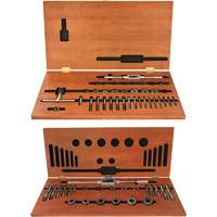 DRILLCO Tap & Hex Die Set, 58 Pieces Trail Hammer and Bolt